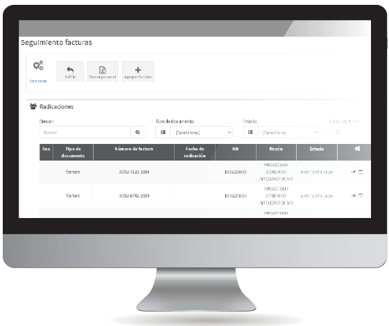 software de radicacion de facturas suplos